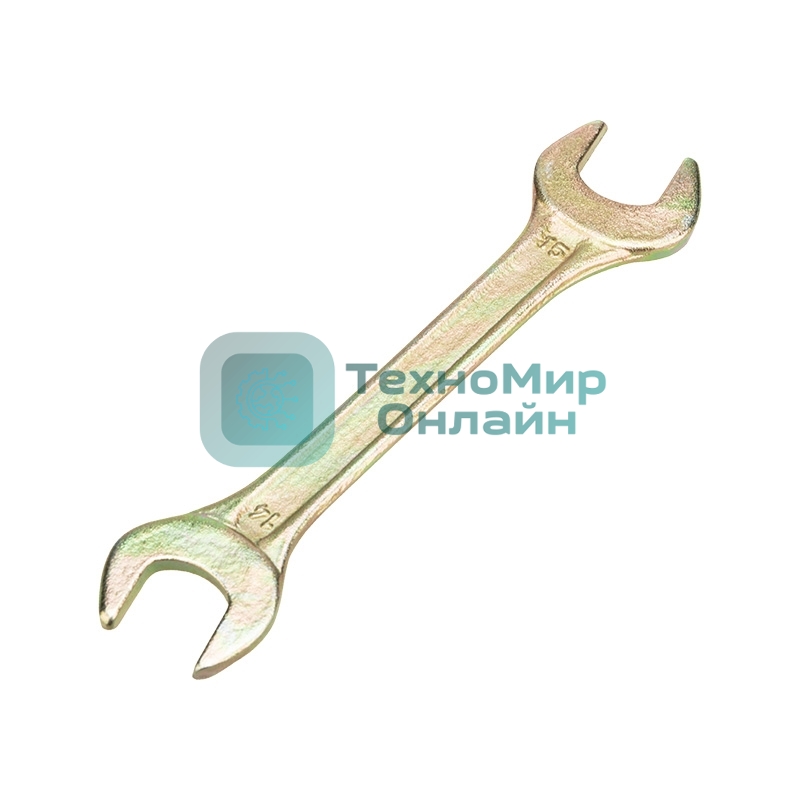 Ключ гаечный рожковый Rexant 14х15 мм, желтый цинк