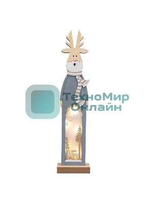 Деревянная фигурка с подсветкой 