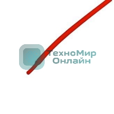 Трубка термоусадочная Rexant 10.0/5.0 1 м красный