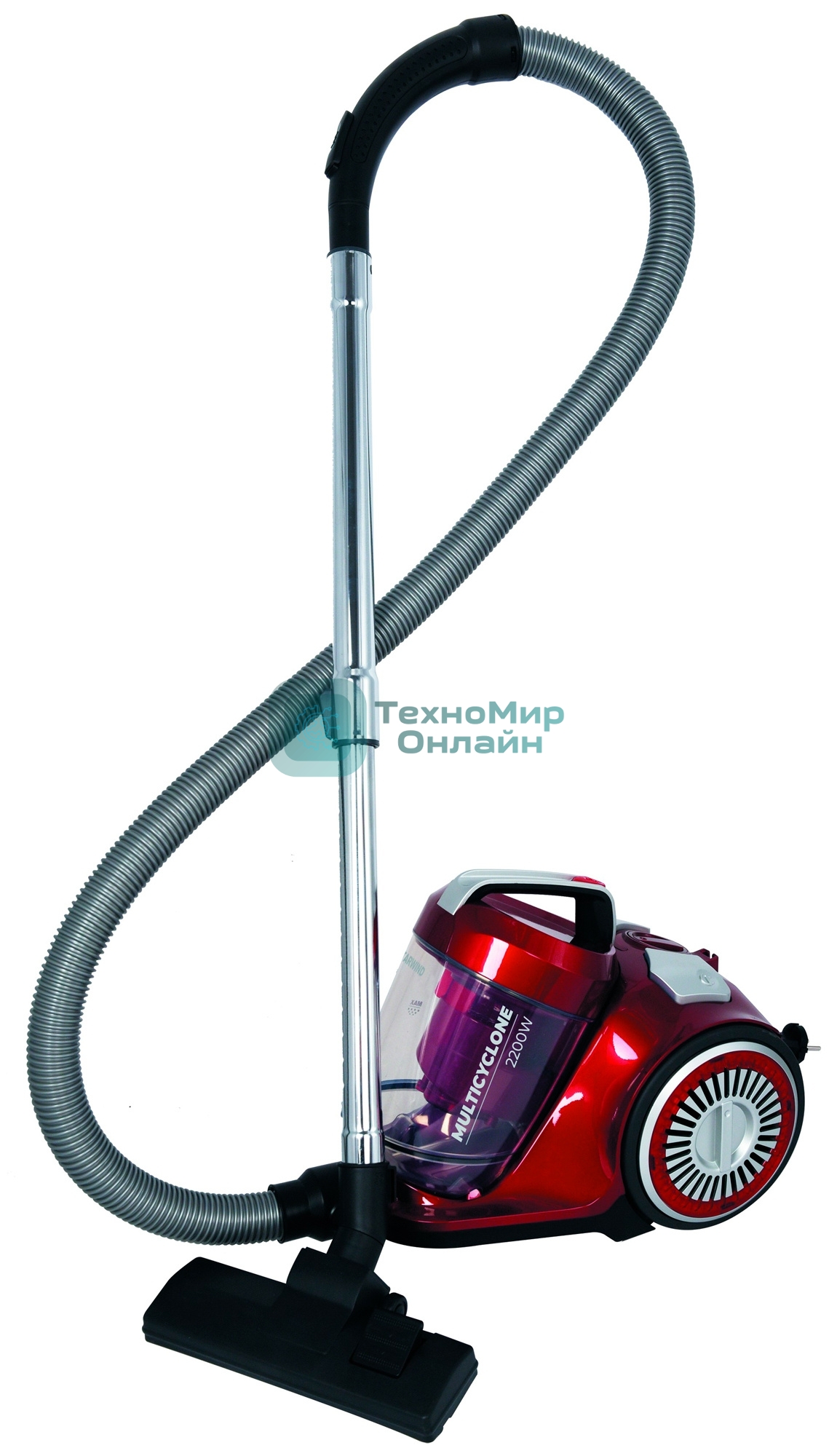 Пылесос Starwind SCV2286 красный/серый, 350/2200 Вт, уборка сухая, пылесборник контейнер 3.5 л