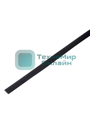 Трубка термоусаживаемая PROconnect ТУТ 40,0/20,0мм, черная упаковка 10 шт. по 1м,