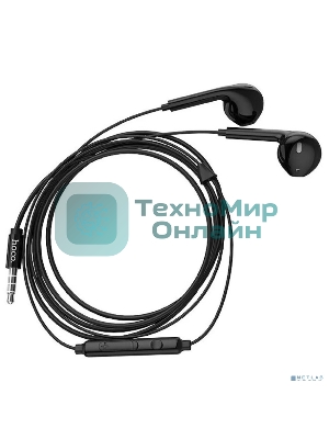 Проводные наушники Hoco M55 черный, внутриканальные, Jack 3.5 мм