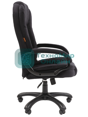 Кресло Chairman Home 600 черный, ткань, 120 кг