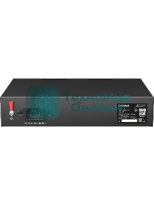Коммутатор Digma DSW708G-2S-T (L2+) 8x1 Гбит/с 2SFP управляемый