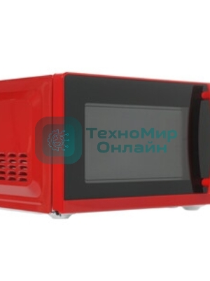 Микроволновая печь Centek CT-1571 красный, 20 л, 700 Вт, переключатели - поворотный механизм