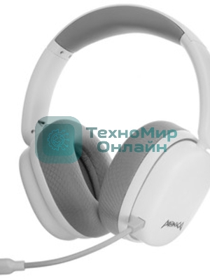 Гарнитура Marvo HG9070W Monka Echo RS белый, беспроводная + проводная, радиоканал, до 10 ч, подсветка, совместимость с PS5, Xbox