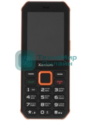 Мобильный телефон Xenium X300 черный/оранжевый