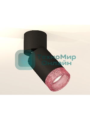 Светильник Ambrella Light XM6313062 SBK/BK/PI черный песок/черный/розовый MR16 GU5.3 (A2221, C6313, N6152)