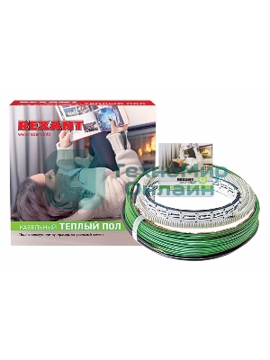 Теплый пол Rexant Slim RNB-190-2300 (2300Вт/190м/S обогрева, м2: 14,0-19,0) (двух жильный)