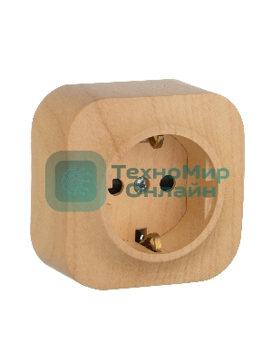 Legrand Legrand 782280 Розетка с заземлением с защитными шторками (Дерево)
