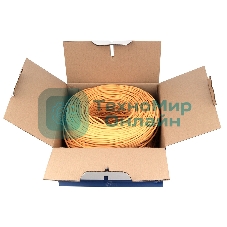 Кабель SkyNet Light FTPнг-LSZH 4x2x0,46, низкое дымовыделение, нулевое содержание галогенов, медный, FLUKE TEST, кат.5e, однож., 305 м, box, оранжевый