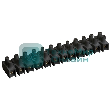 Зажим винтовой ЗВИ-5 н/г 1.5-4.0 кв.мм 12 пар черный IEK UZV5-005-04