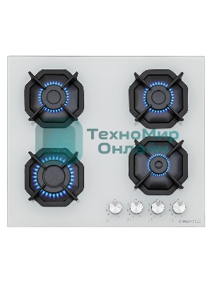 Газовая варочная панель Maunfeld EGHG.64.2CW/G белый