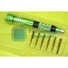 Отвертка со сменными насадками Best BST-8927B зеленая