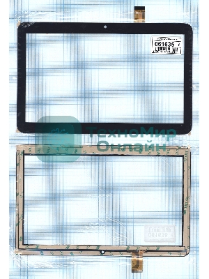 Сенсорное стекло (тачскрин) ZJ-10029B, черное