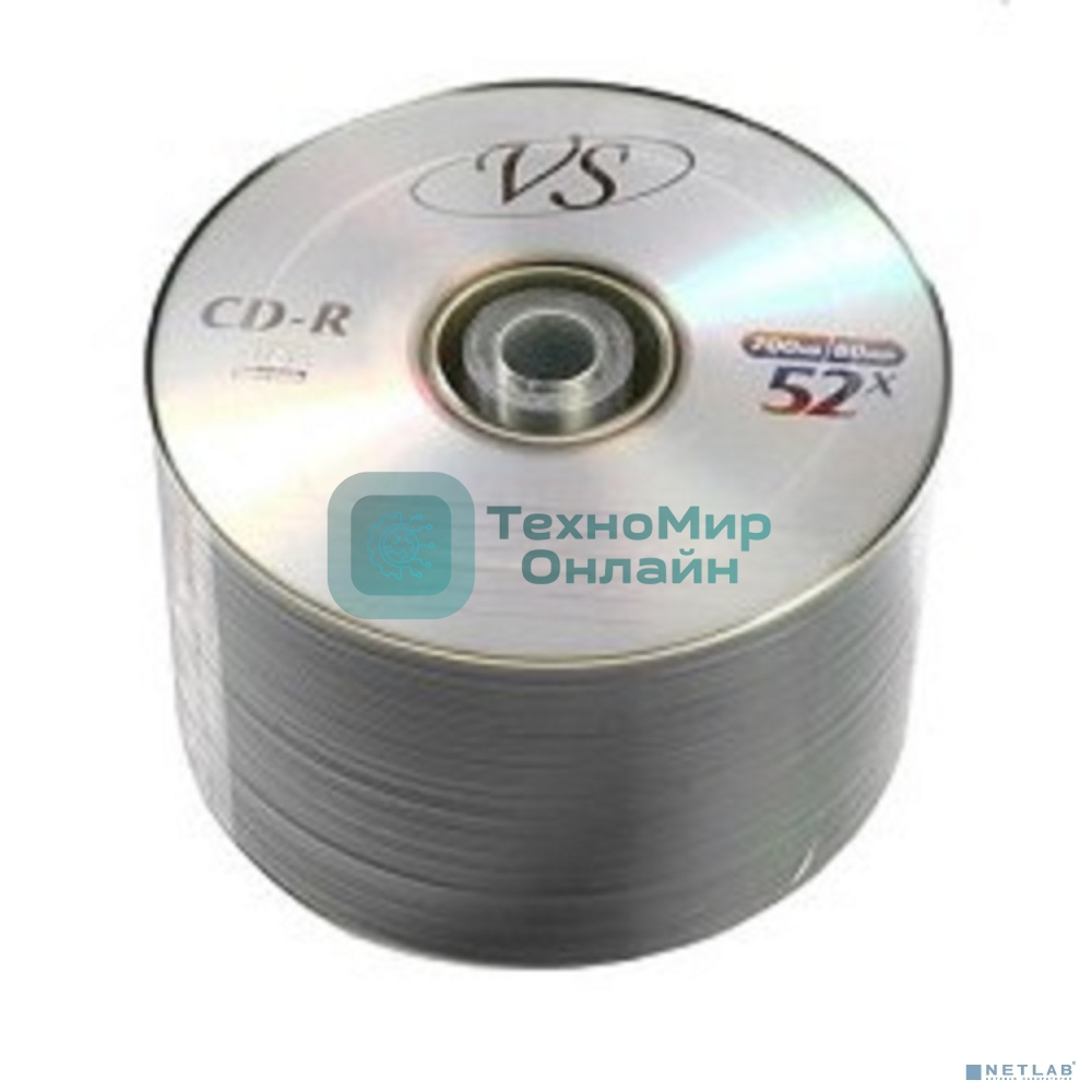 Диск CD-R VS 700 Mb, 52x, Bulk (50), (50/600)
