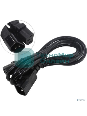 Кабель монитор-компьютер (UPS->уст-во) ExeGate Special EC-1,8S (С13->С14) 3x0.5, CCA, 1.8м