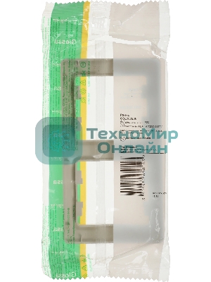 Рамка 2-м Glossa верт. беж. SchE GSL000206