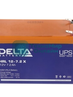 Батарея для ИБП Delta HRL 12-7.2Х (12V 7.2Ah)