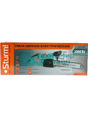 Электрическая цепная пила Sturm! CC2016P 2000Вт дл.шины:16