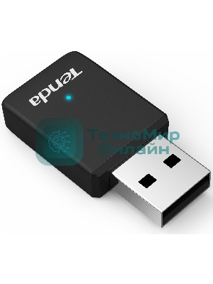 Сетевой адаптер Wi-Fi Tenda WiFi Adapter USB U9 (USB2.0, WLAN 650Mbps, 802.11ac) 1x int Antenna