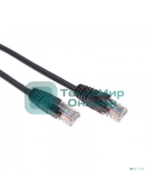 Патч-корд U/UTP Rexant cat.6, RJ45-RJ45, неэкранированный, 26AWG, LSZH, черный, 0.5 м