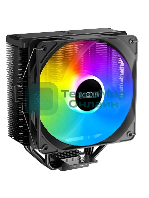Кулер PCCooler Paladin EX300S черный 120мм алюминий+медь 1800rpm 28.6db 4-pin 125W 157мм
