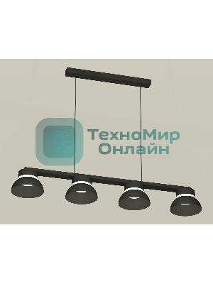 Светильник Ambrella light XB9152100/4 SBK/FR черный песок/белый матовый GX53 (C9152, N8141)