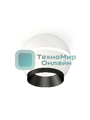 Светильник Ambrella Light XS1101011 SWH/PBK белый песок/черный полированный MR16 GU5.3 LED 3W 4200K (C1101, N7031)