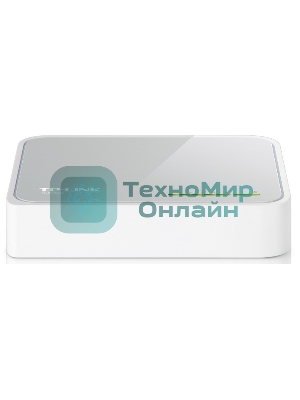 Коммутатор TP-Link SOHO TL-SF1005D Коммутатор 5-port 10/100M mini Desktop Switch, 5 10/100M RJ45 ports, Plastic case