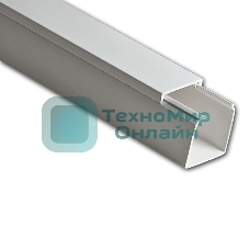 Кабель-канал 40х40 L2000 пластик белый Рувинил РКК-40х40