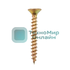 Саморез универсальный Kranz 5х40, желтый цинк, упаковка поставщика (6 000 шт.)