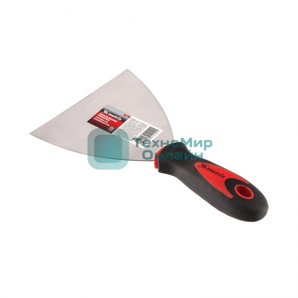 Шпательная лопатка Matrix из нержавеющей стали, 120 мм, двухкомпонентная рукоятка