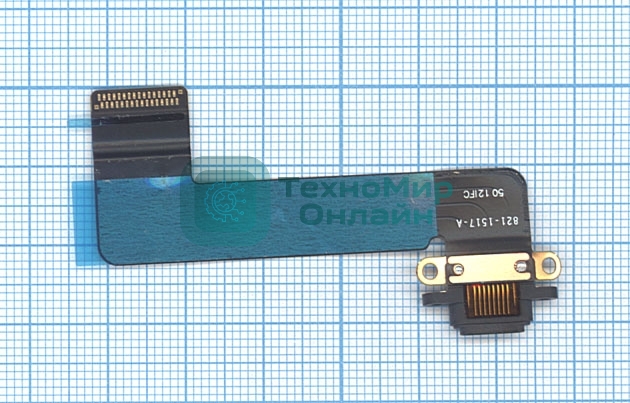 Шлейф с разъемом питания для планшета Apple iPad mini черный