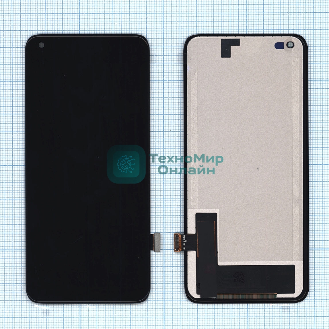 Дисплей для Xiaomi Mi10 в сборе с тачскрином (TFT) черный