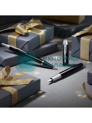 Набор ручек Parker IM Core FK221 (CW2093215) черный CT сталь нержавеющая, подарочная коробка ручка перьевая, ручка шариковая