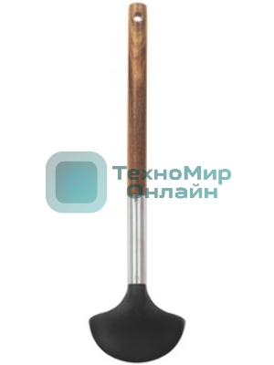 Половник LARA LR07-100 нейлон, ручка деревянная (акация), стальной больстер