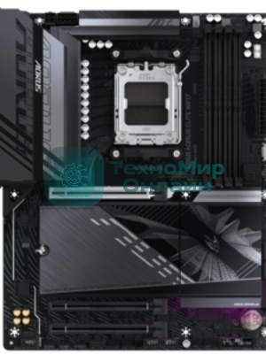 Материнская плата Gigabyte B850 AORUS ELITE WIFI7 rev. 1.1, AM5, AMD B850, 4xDDR5, 4xSATA, 3xM.2, 1xPCIe 5.0 x16, 2xPCIe 3.0 x16, 1xDP, 1x2.5Gb LAN, Wi-Fi 7, Bluetooth 5.4, 1xUSB-C 10Gbps, 2xUSB-A 10Gbps, 5xUSB-A 5Gbps, 4xUSB-A 2.0, 3x3.5 мм + S/PDIF оптический, 7.1, ATX