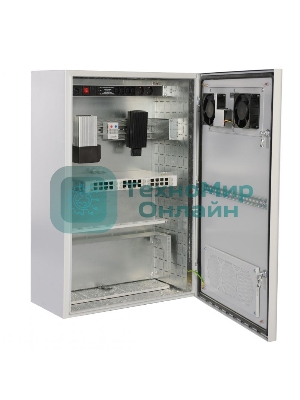 Шкаф уличный всепогодный настен. 6U (600х500), передняя дверь вент. (ШТВ-Н-6.6.5-4ААА)