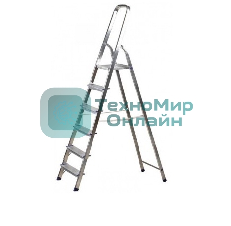 Стремянка Сибртех 6 ступеней алюминиевая