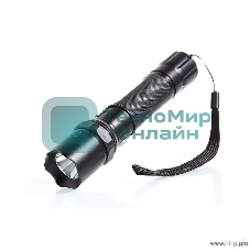 Фонарь ULTRAFLASH E145 аккум. 220в черн. cree 1 ватт 3 реж. 18650 пласт. бокс