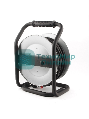 Удл. на мет. катушке “Power Cube” IP44 16А 50м резина 3*2,5мм2 4 роз. с/з