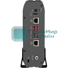 Сетевое хранилище SMB QNAP TS-410E-8G NAS fanless 4 2.5 SSD trays. Intel Celeron J6412 4-core 2.0-2.6 GHz, 8 Gb RAM (max), 2x2.5 GbE, 4xUSB 3.2 Gen 2 (10Gbps),1xHDMI