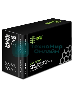 Картридж лазерный Cactus CS-CE505XS черный (6500 стр.) для HP LJ2055