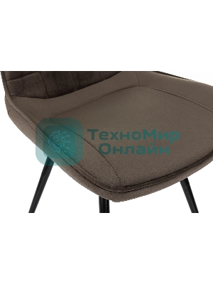 Стул для дома Бюрократ CH-K2_4 комплект 4 шт коричневый Holland 74 металл черный на ножках