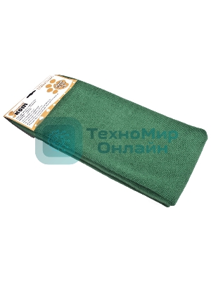 Тряпка для пола из микрофибры Рыжий кот M-02F-XL, зеленый, размер: 70x80 см