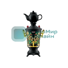 Самовар Centek CT-0093 черный/хохлома