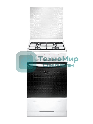 Плита газовая Gefest 3200-06 К2 белый, конфорок 4 шт, духовка 42 л, 50 см x 85 см x 57 см