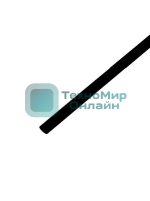 Трубка термоусадочная Rexant 20-1006 1.0/0.5 1 м черный