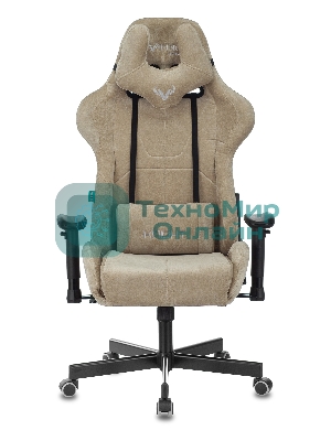 Кресло Бюрократ VIKING KNIGHT LT21 FABRIC песочный, ткань, 120 кг, механизм качания